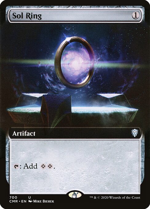 Sol Ring — Commander Legends #700, art by Mike Bierek