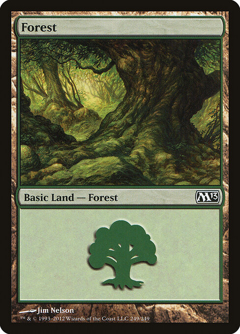 Forest — Magic 2013 #249, art by Jim Nelson