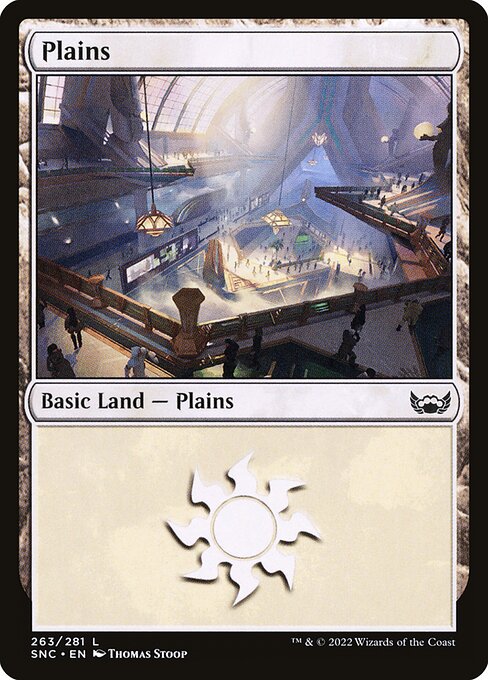 Plains — Streets of New Capenna #263, art by Thomas Stoop