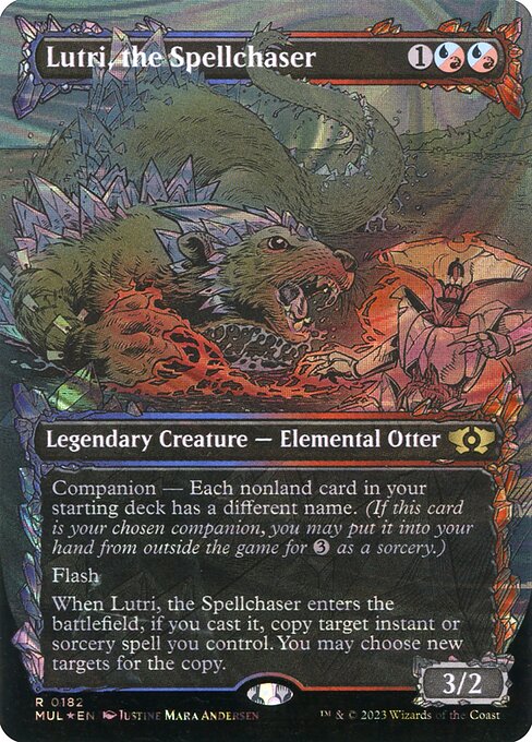 Lutri, the Spellchaser — Multiverse Legends #182, art by Justine Mara Andersen