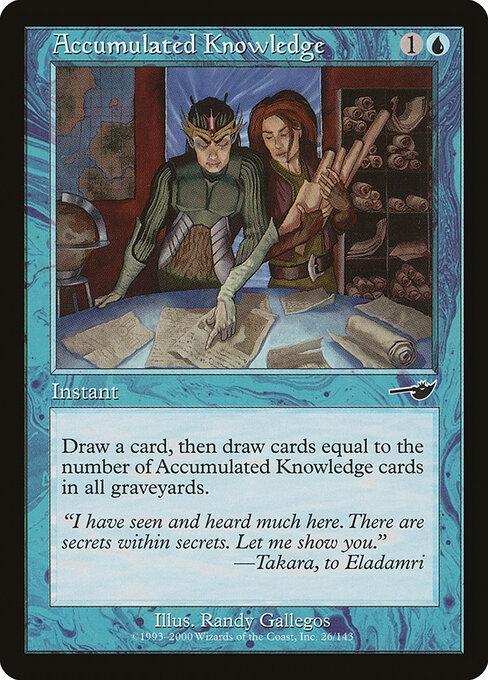 Accumulated Knowledge — Nemesis #26, art by Randy Gallegos