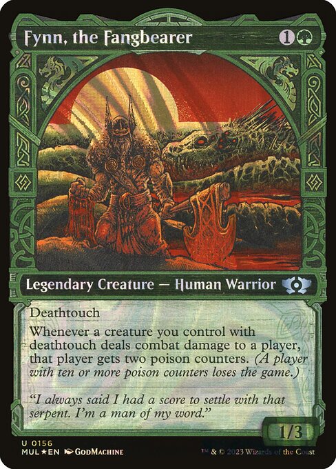 Fynn, the Fangbearer — Multiverse Legends #156, art by GodMachine