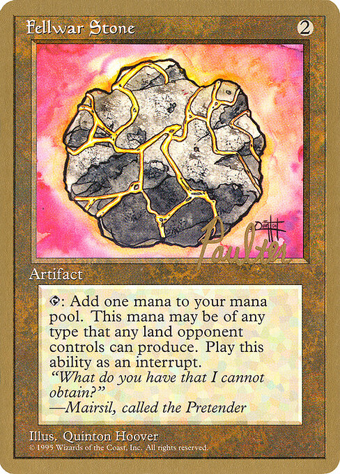 Fellwar Stone — Pro Tour Collector Set #pp319, art by Quinton Hoover