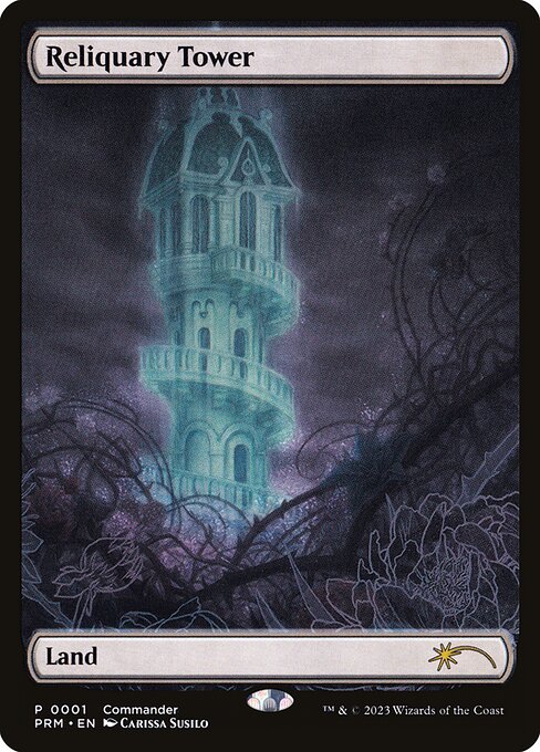 Reliquary Tower — MagicFest 2023 #3, art by Carissa Susilo