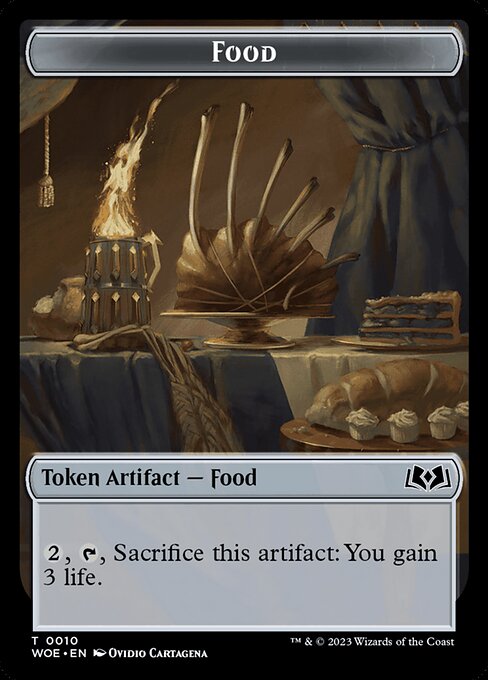 Food — Wilds of Eldraine Tokens #10, art by Ovidio Cartagena