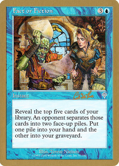 Fact or Fiction — World Championship Decks 2002 #cr57a, art by Terese Nielsen