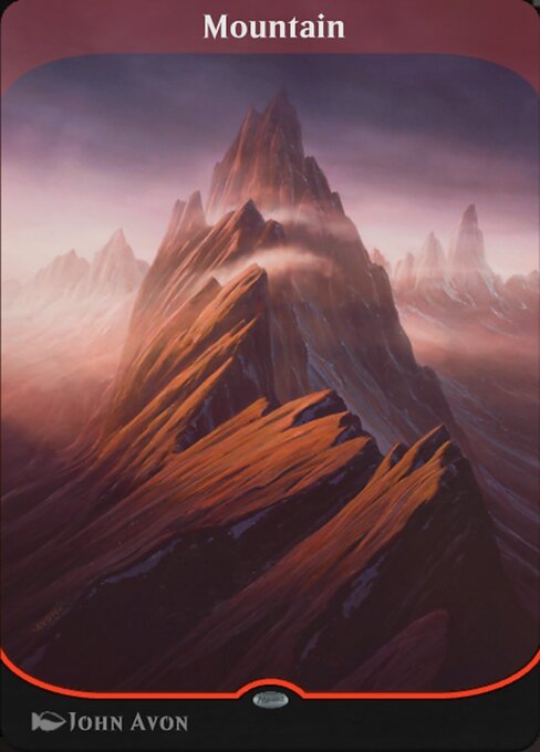 Mountain — MTG Arena Promos #244, art by John Avon