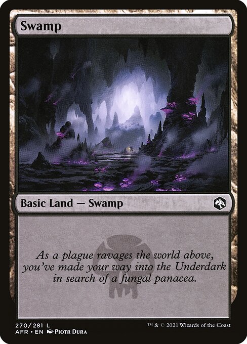 Swamp — Adventures in the Forgotten Realms #270, art by Piotr Dura