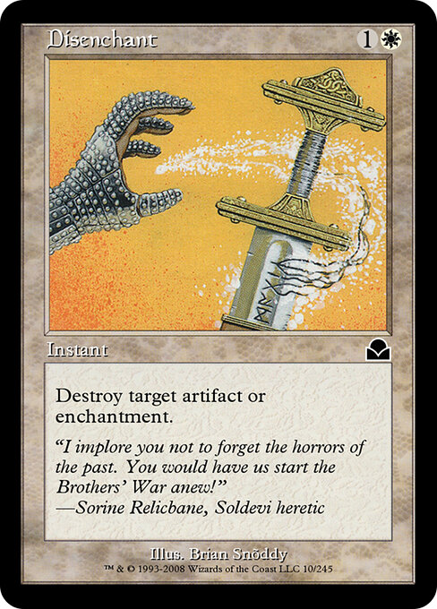 Disenchant — Masters Edition II #10, art by Brian Snõddy