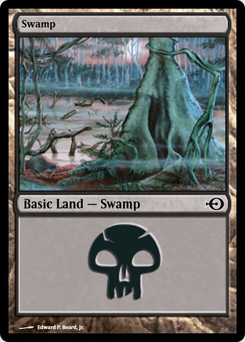 Swamp — Magic Online Promos #235, art by Edward P. Beard, Jr.