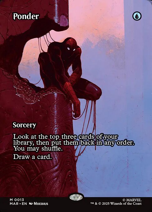 Ponder — Marvel Universe #13, art by Moebius