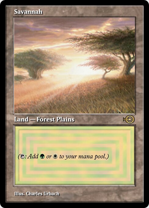 Savannah — Magic Online Promos #43614, art by Charles Urbach