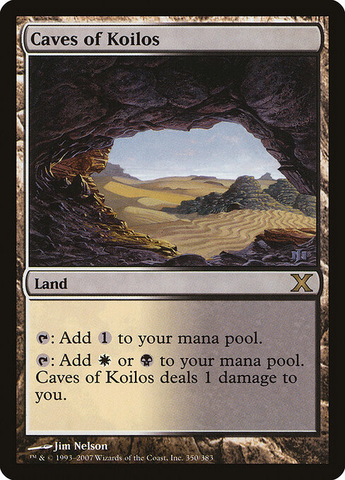 Caves of Koilos — Tenth Edition #350, art by Jim Nelson