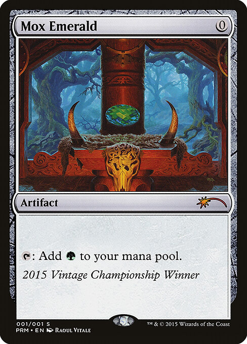 Mox Emerald — Vintage Championship #2015, art by Raoul Vitale