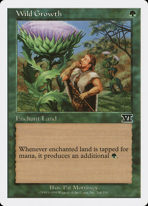 Wild Growth — Classic Sixth Edition #268, art by Pat Lewis