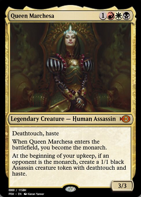 Queen Marchesa — Magic Online Promos #86184, art by Kieran Yanner