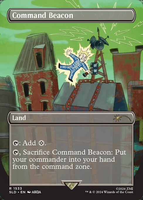 Command Beacon — Secret Lair Drop #1533, art by AKQA