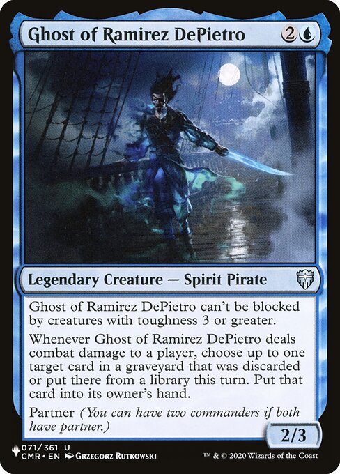 Ghost of Ramirez DePietro — The List #CMR-71, art by Grzegorz Rutkowski