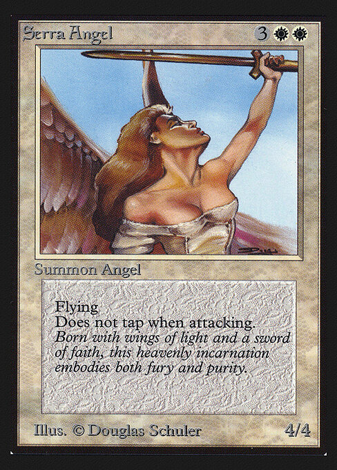 Serra Angel — Collectors' Edition #40, art by Douglas Shuler