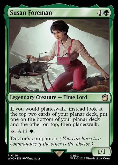 Susan Foreman — Doctor Who #110, art by Wangjie Li