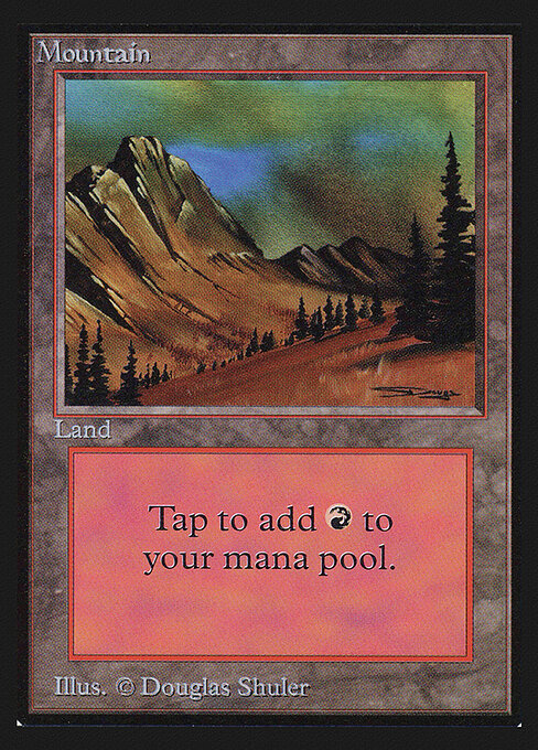 Mountain — Collectors' Edition #299, art by Douglas Shuler