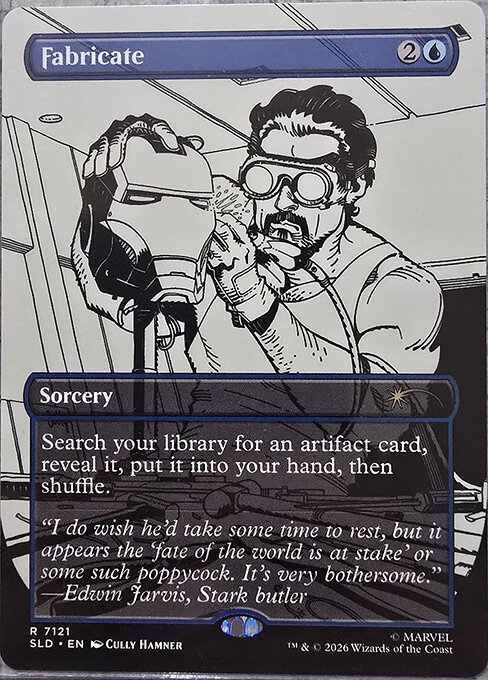 Fabricate — Secret Lair Drop #7121, art by Cully Hamner