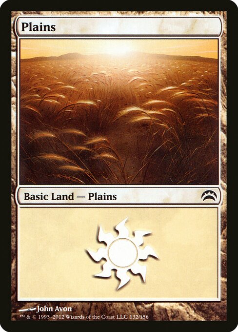 Plains — Planechase 2012 #132, art by John Avon