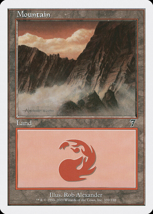 Mountain — Seventh Edition #339, art by Rob Alexander