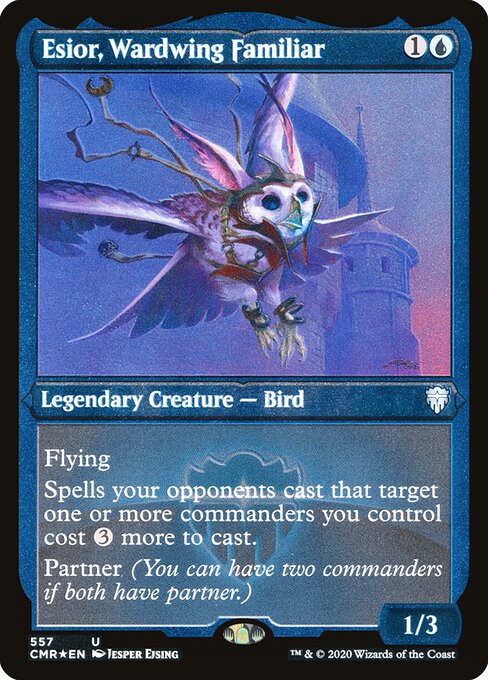 Esior, Wardwing Familiar — Commander Legends #557, art by Jesper Ejsing