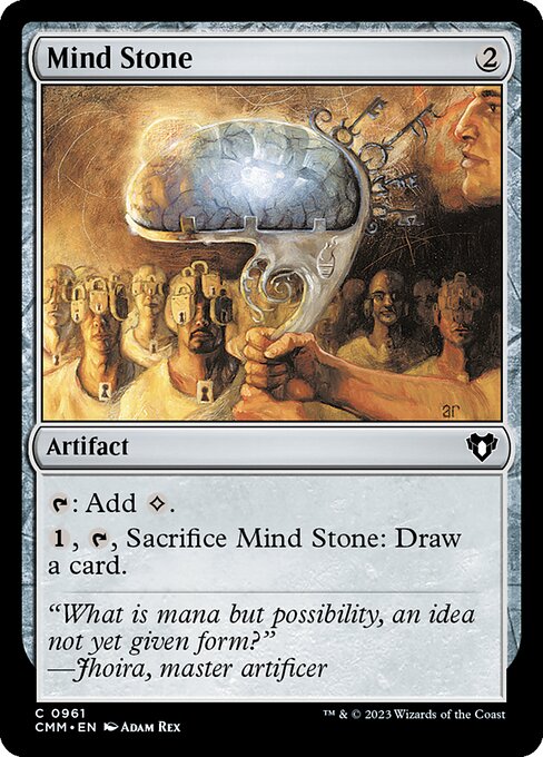 Mind Stone — Commander Masters #961, art by Adam Rex