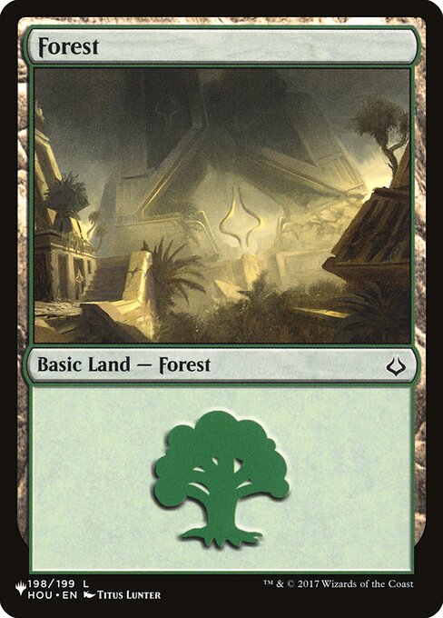 Forest — The List #HOU-198, art by Titus Lunter