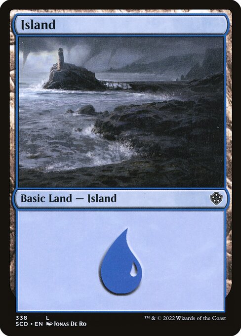 Island — Starter Commander Decks #338, art by Jonas De Ro