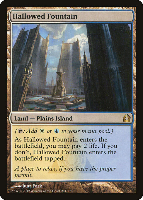 Hallowed Fountain — Return to Ravnica #241, art by Jung Park