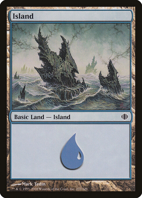 Island — Shards of Alara #237, art by Mark Tedin