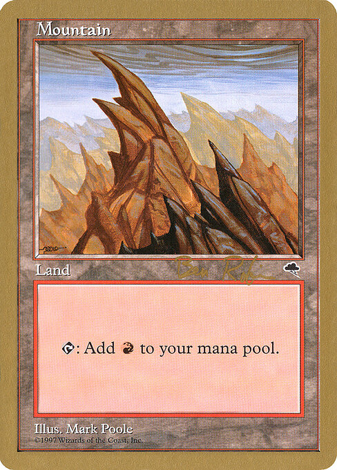 Mountain — World Championship Decks 1998 #br346, art by Mark Poole