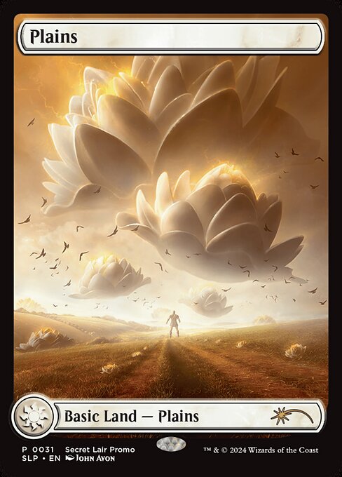 Plains — Secret Lair Promo #31, art by John Avon