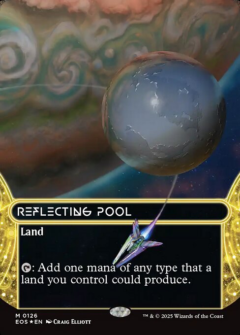 Reflecting Pool — Edge of Eternities: Stellar Sights #126, art by Craig Elliott