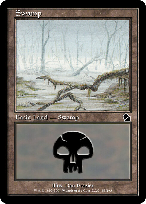 Swamp — Masters Edition #187, art by Dan Frazier