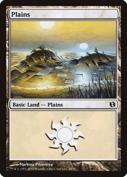 Plains — Duel Decks: Elspeth vs. Tezzeret #38, art by Martina Pilcerova