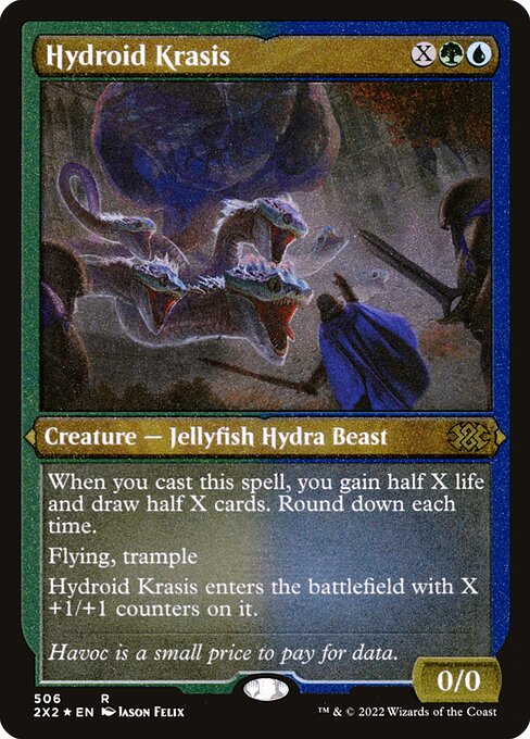 Hydroid Krasis — Double Masters 2022 #506, art by Jason Felix