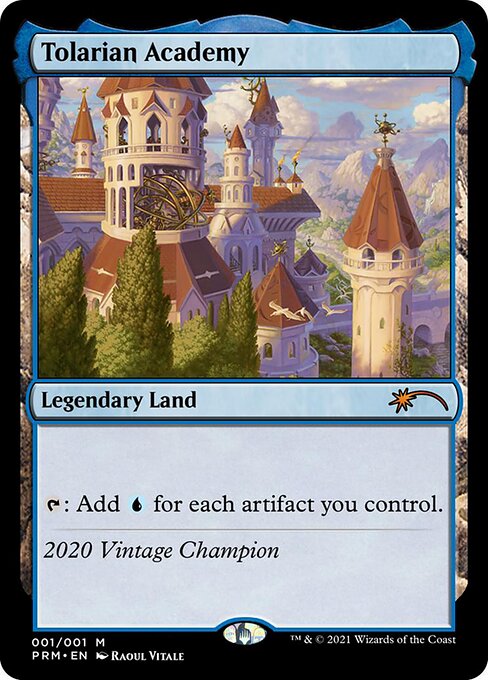 Tolarian Academy — Vintage Championship #2020A, art by Raoul Vitale