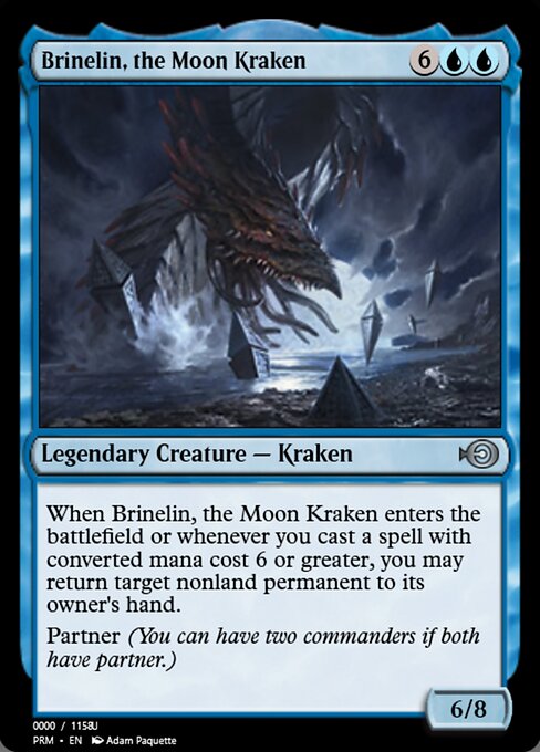 Brinelin, the Moon Kraken — Magic Online Promos #86226, art by Adam Paquette