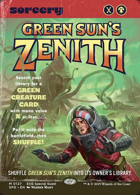 Green Sun's Zenith — Special Guests #127, art by Warren Mahy