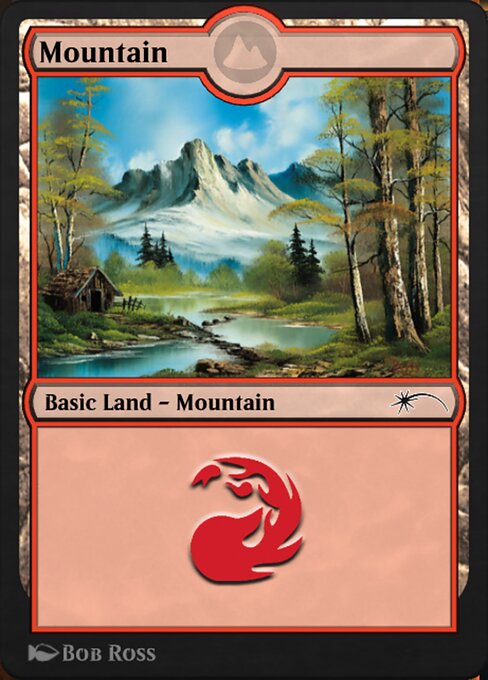 Mountain — MTG Arena Promos #252, art by Bob Ross
