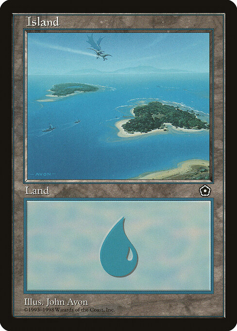 Island — Portal Second Age #154, art by John Avon
