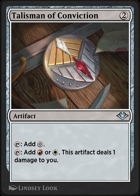 Talisman of Conviction — Arena Anthology 1 #17, art by Lindsey Look