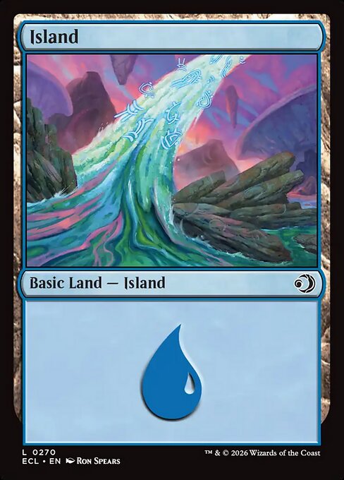 Island — Lorwyn Eclipsed #270, art by Ron Spears
