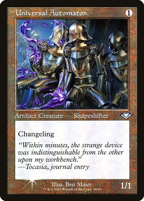 Universal Automaton — Modern Horizons 1 Timeshifts #38, art by Ben Maier