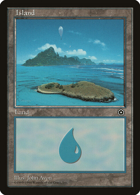 Island — Portal Second Age #155, art by John Avon