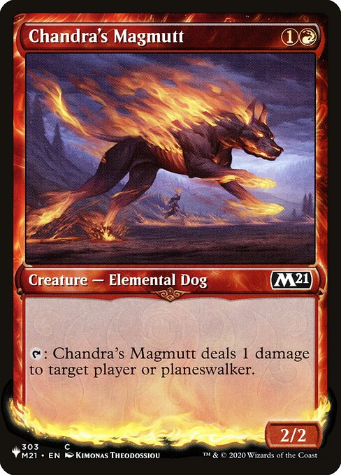 Chandra's Magmutt — The List #M21-303, art by Kimonas Theodossiou